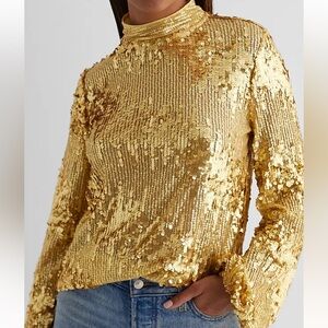 Express sequin top